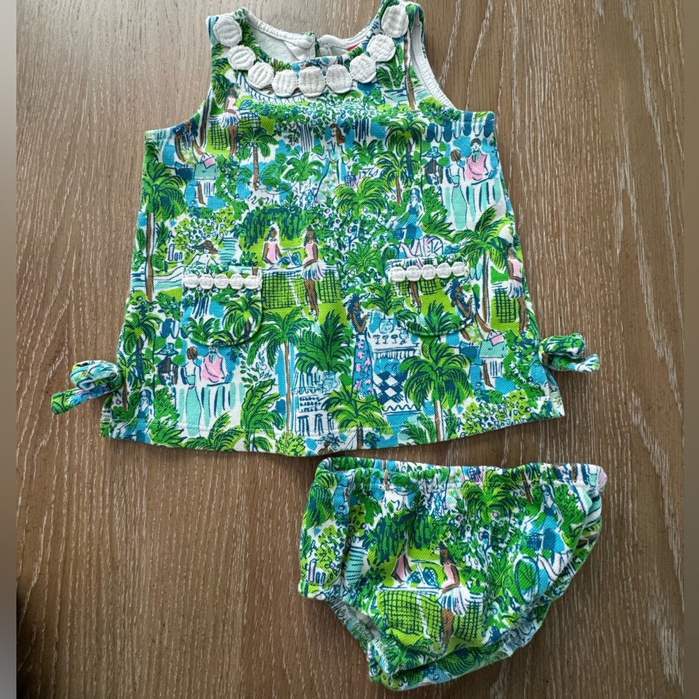 Lilly Pulitzer Dress and Bloomer Set